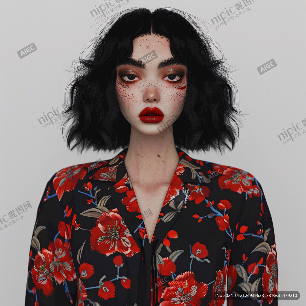 寫實(shí)人物插畫