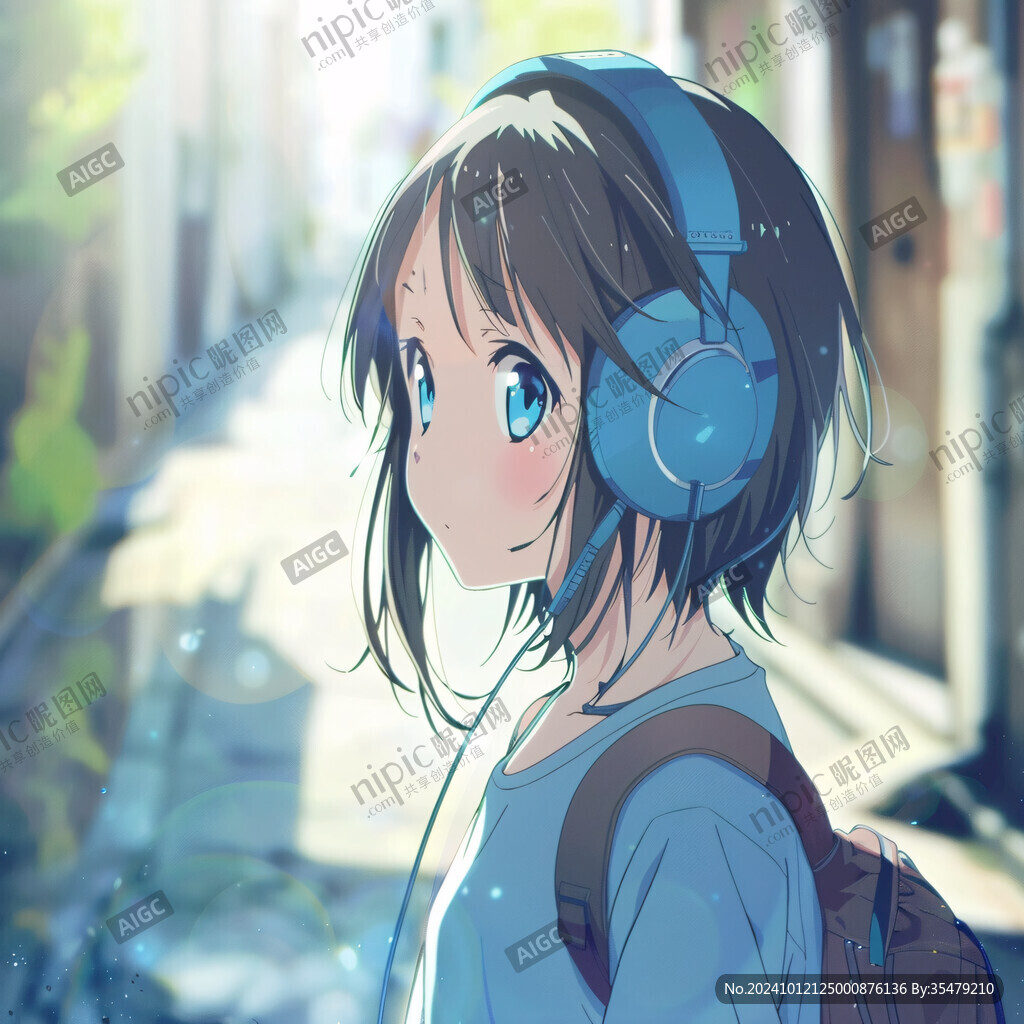 耳機插畫