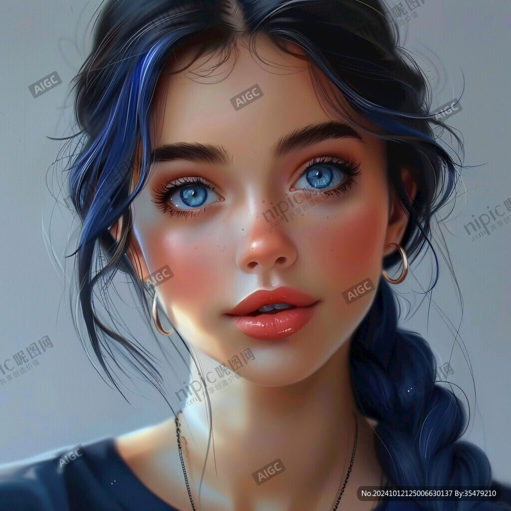寫實人物插畫