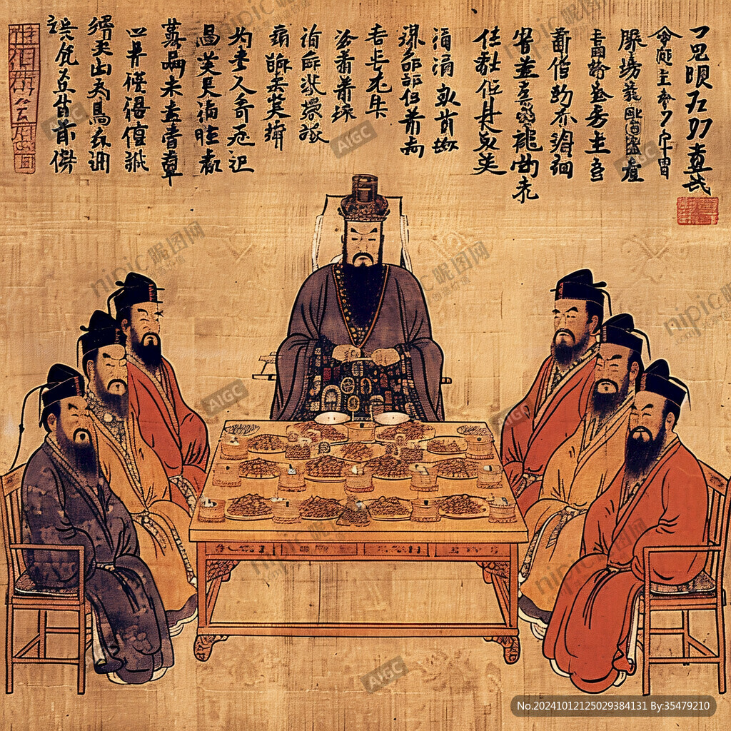 古代下棋人物