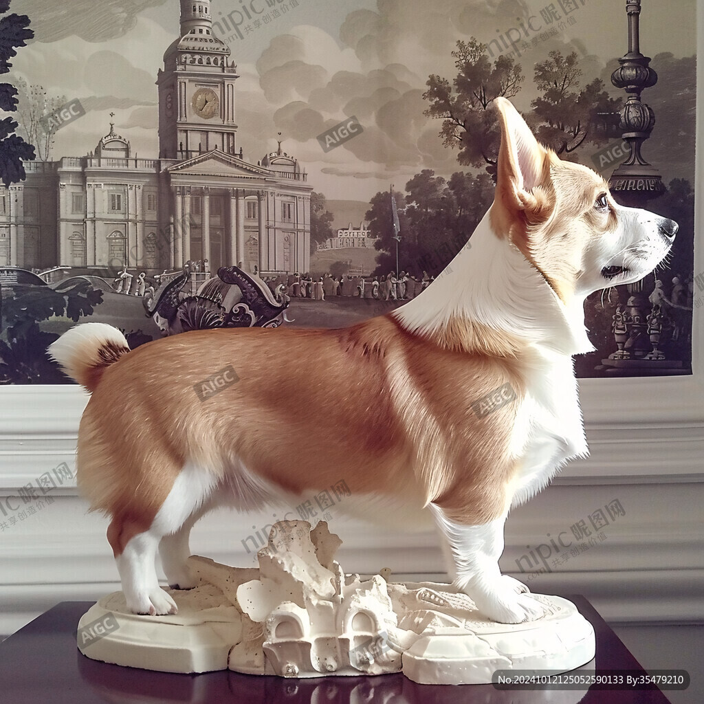 牧羊犬仿真彩燈