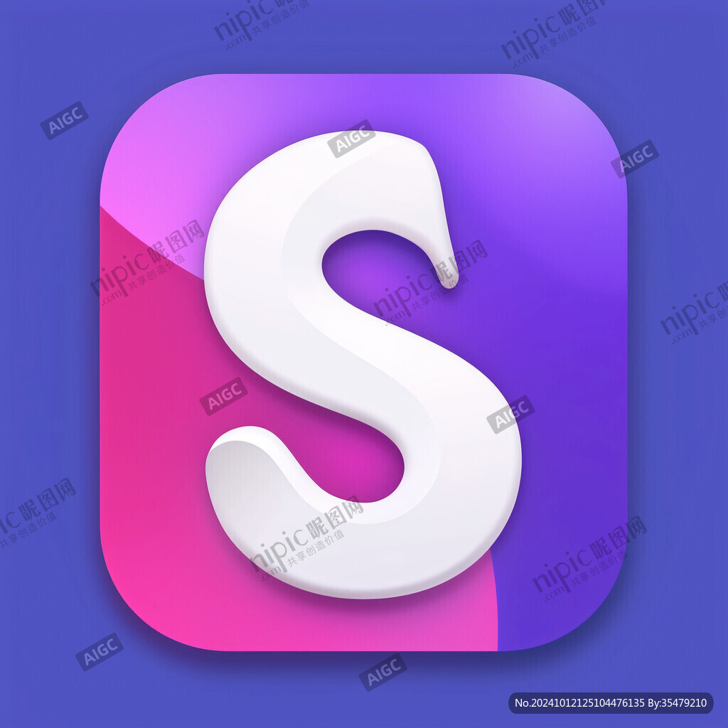 s立體字母