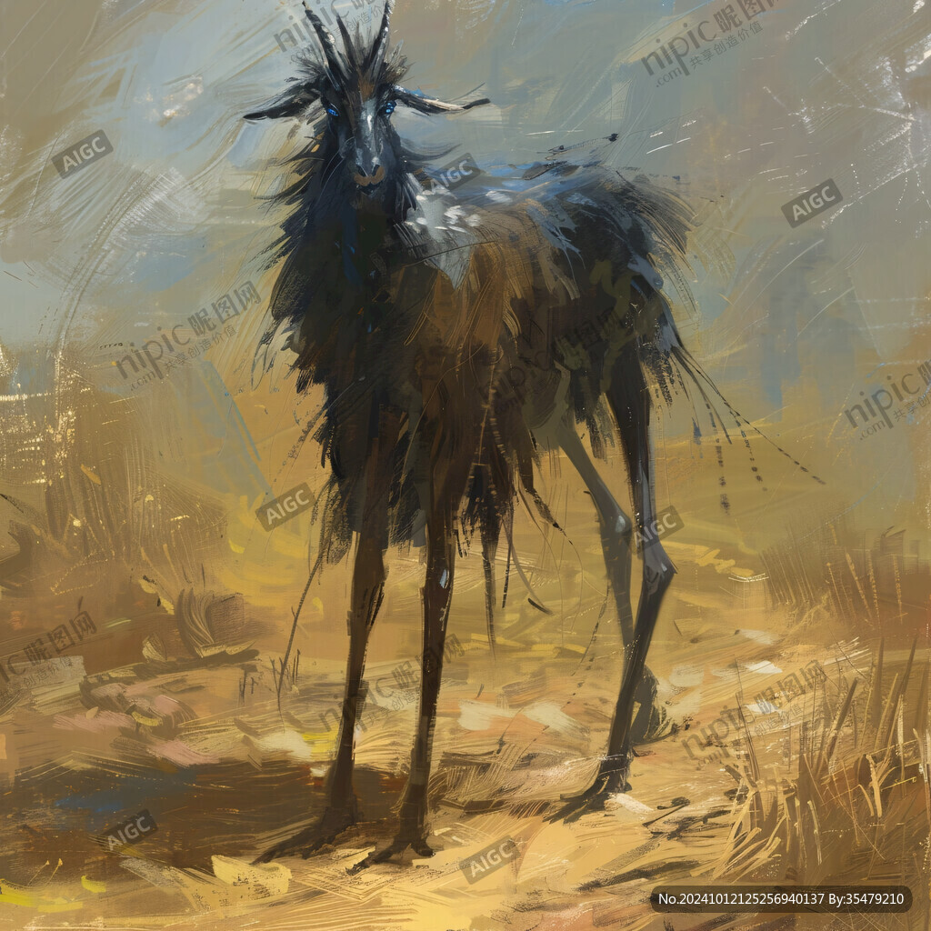 鴕鳥插畫