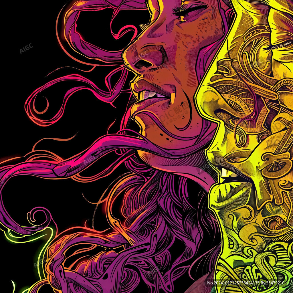 美女人物側臉