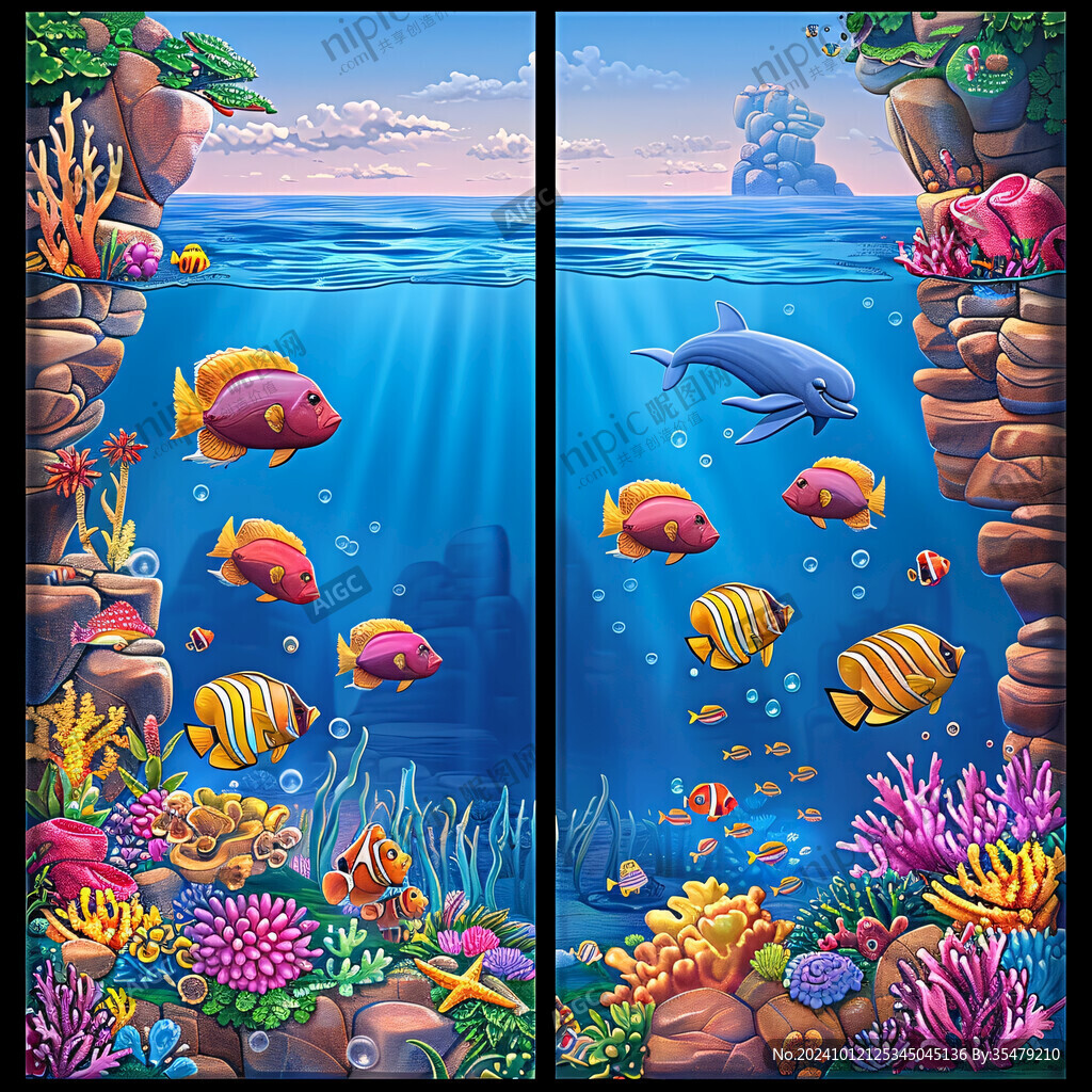 海洋館掛圖