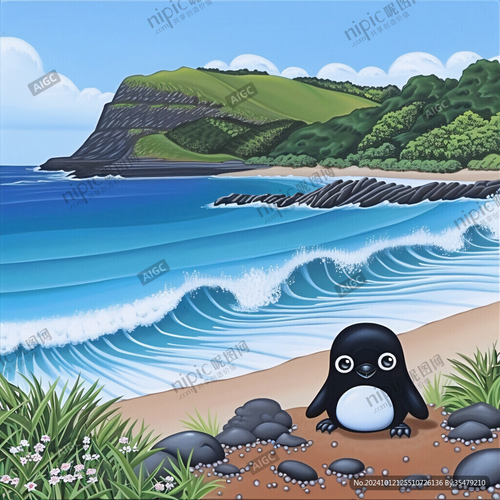 海邊海灘海洋夏天動物