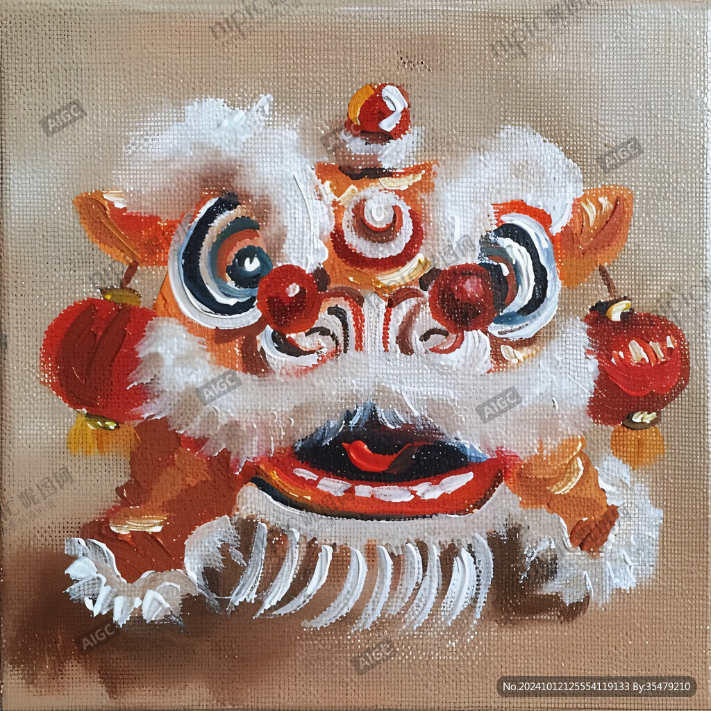 舞獅頭制作