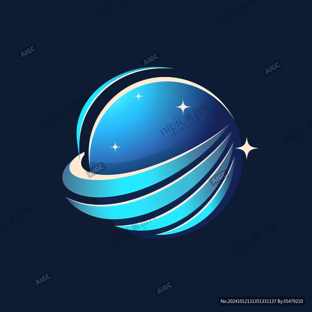 宇宙星球星空logo