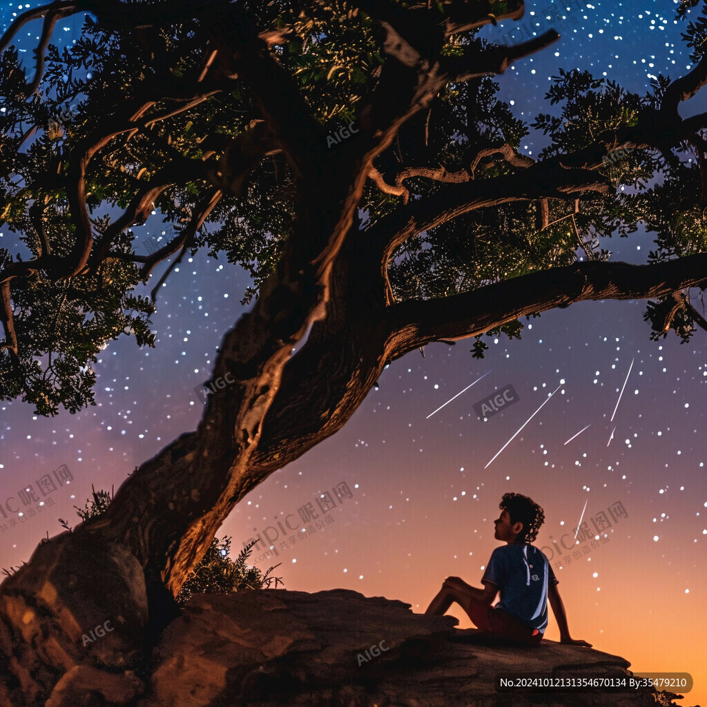 星空下的少年