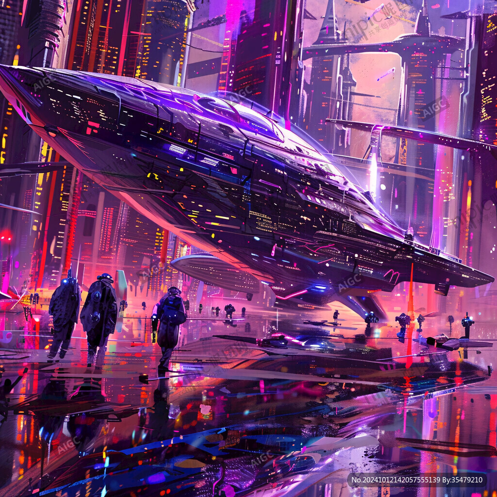 科幻題材插畫