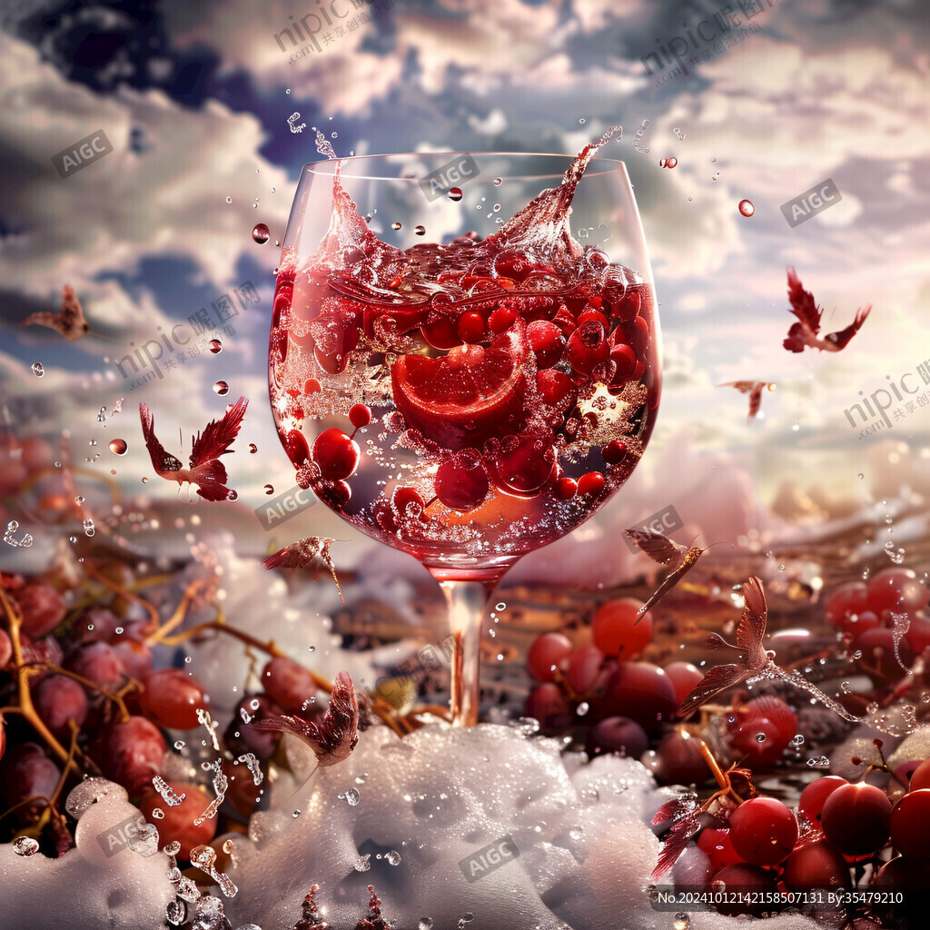 紅酒廣告背景