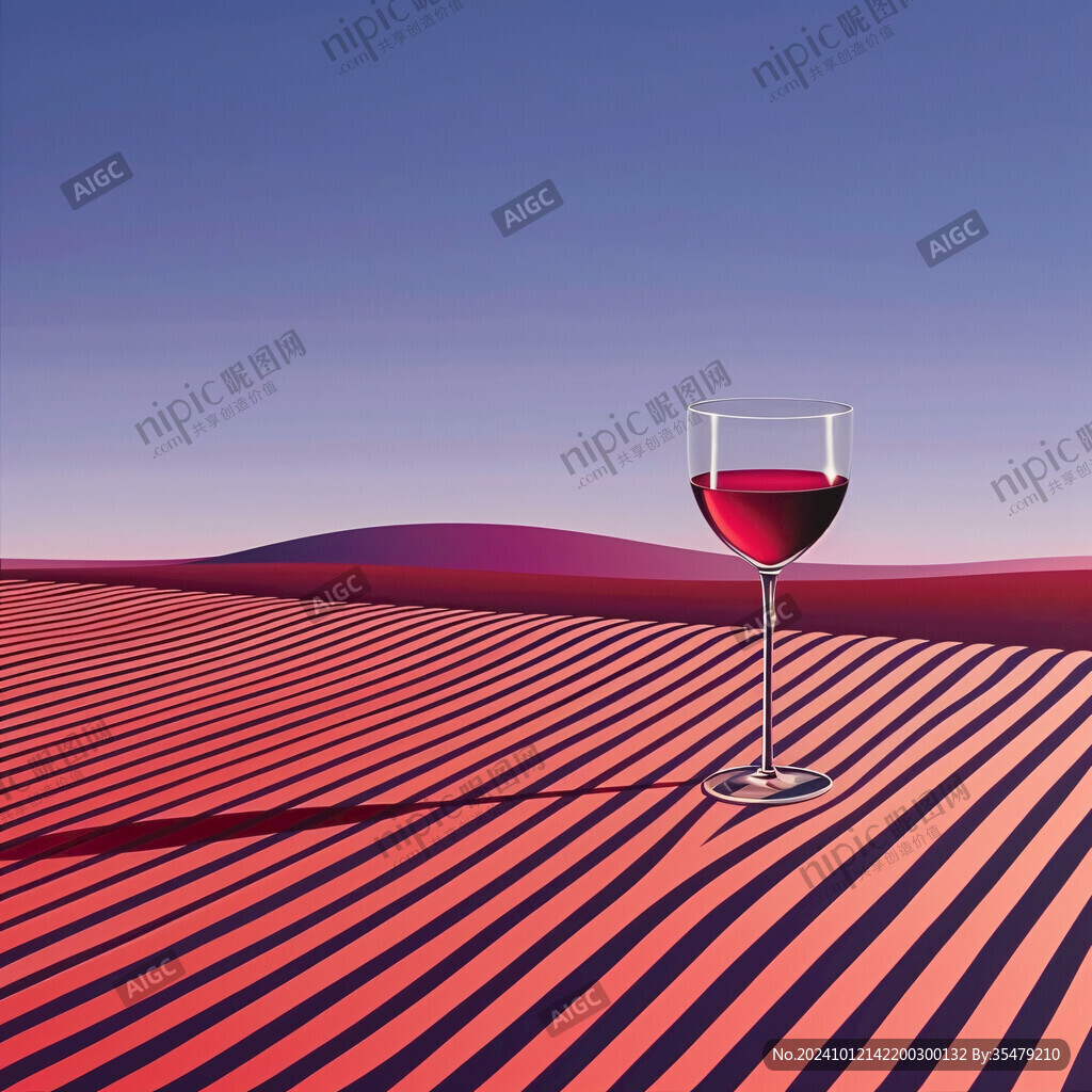 紅酒杯暖色背景