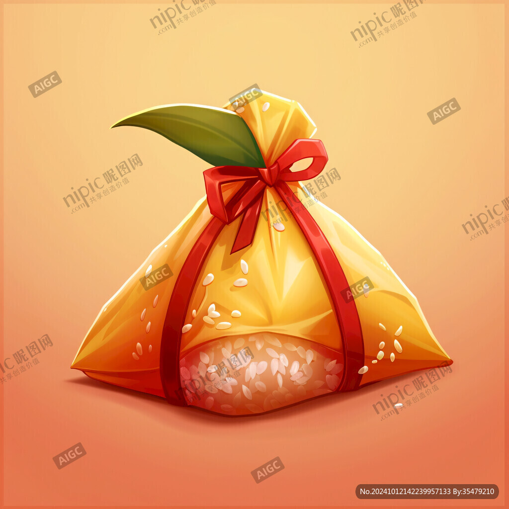 糯米雞插畫