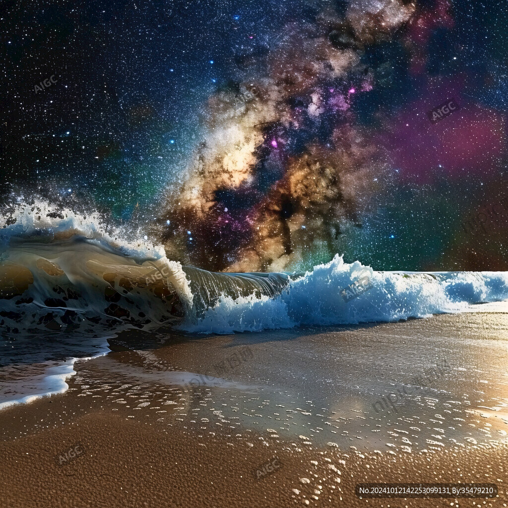 流沙星空裝飾畫