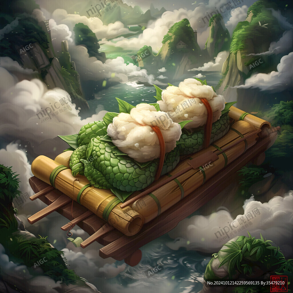 賣云片糕插畫