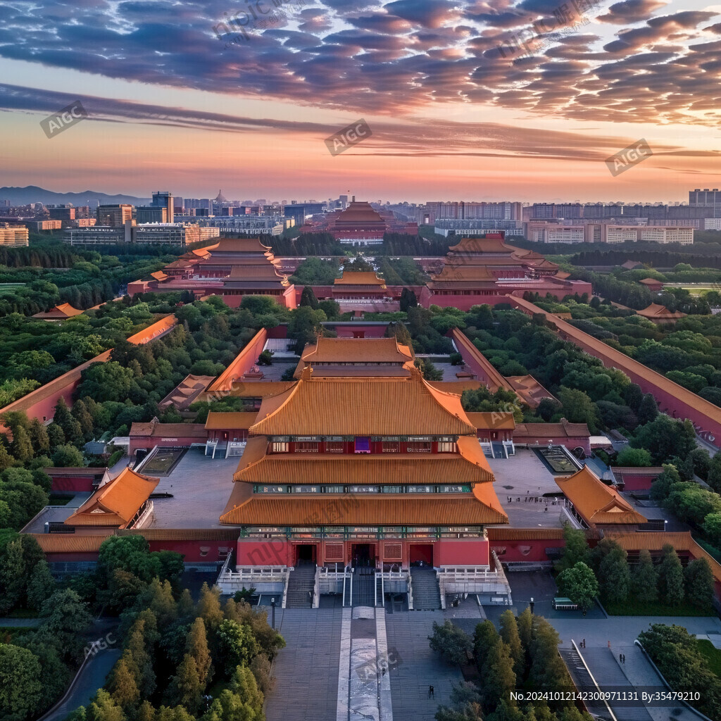 神武門日落
