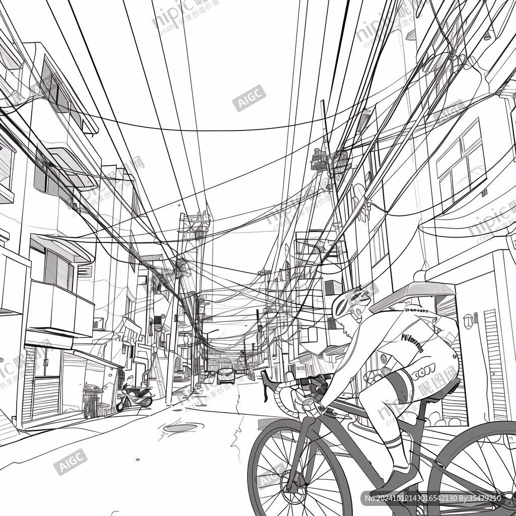 街景線稿