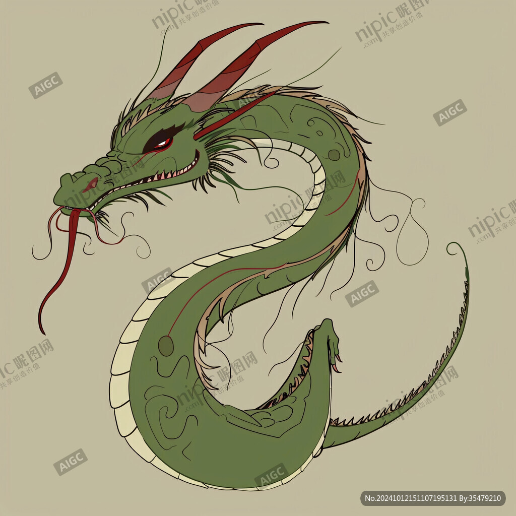 漫畫龍手繪龍鼠繪龍
