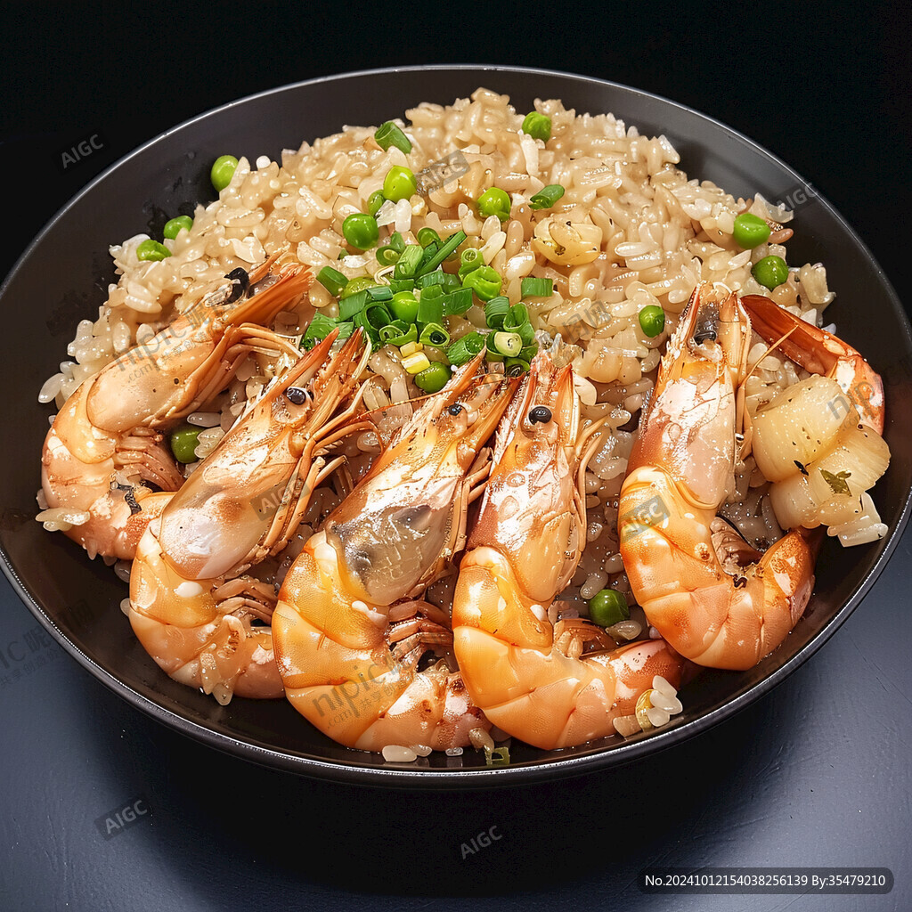 蝦頭油海鮮炒飯