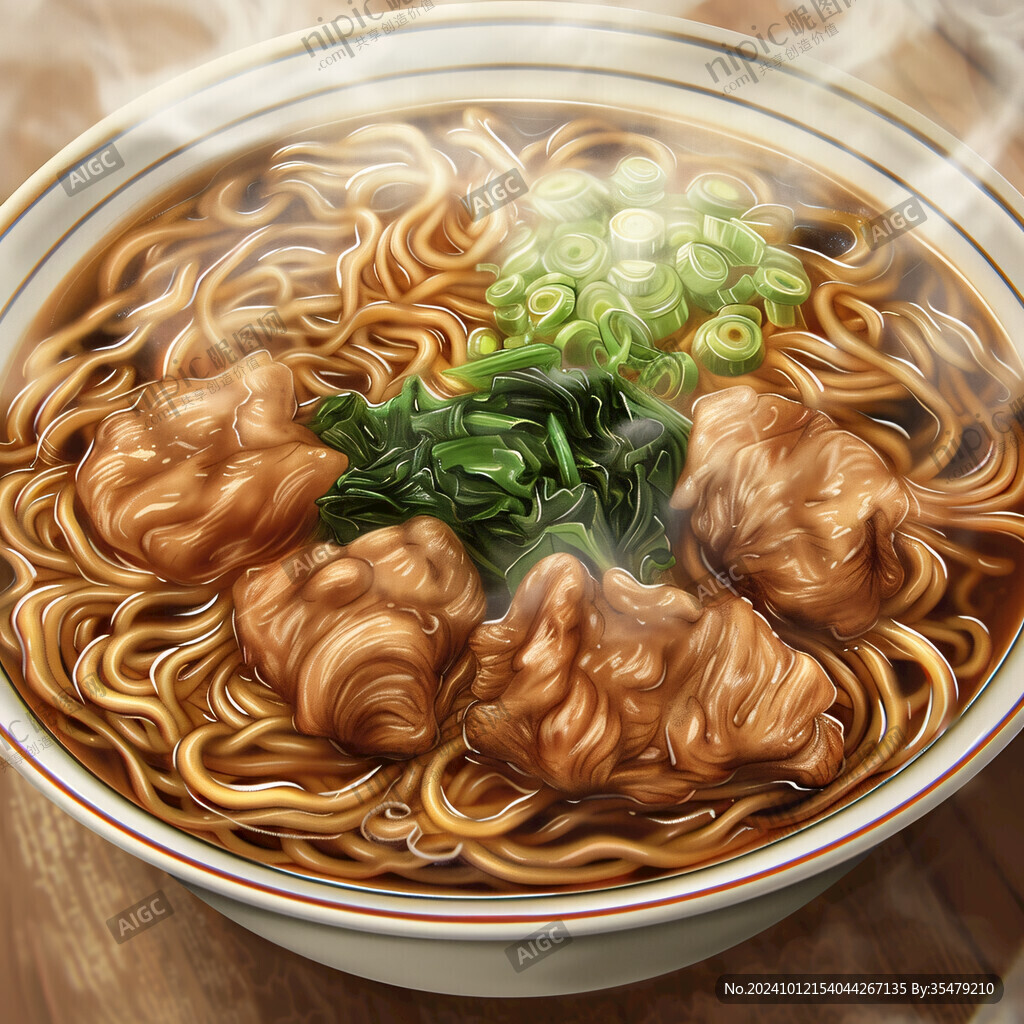 蕎麥面插畫