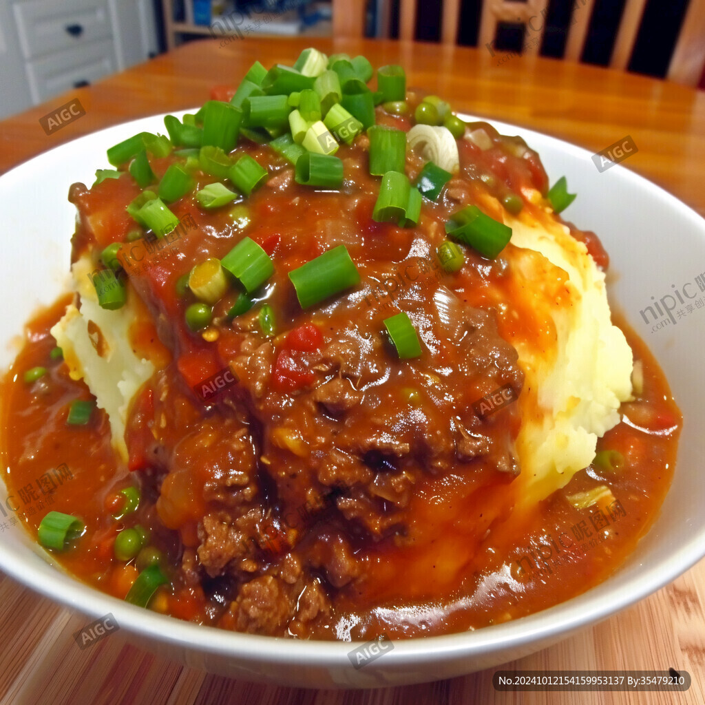雜醬土豆泥面
