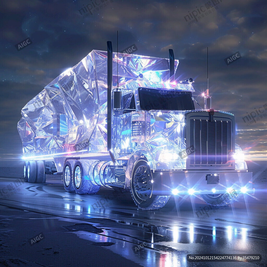 發(fā)光的車酷炫車