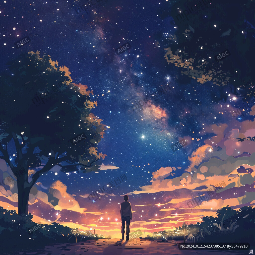 星空下的少年