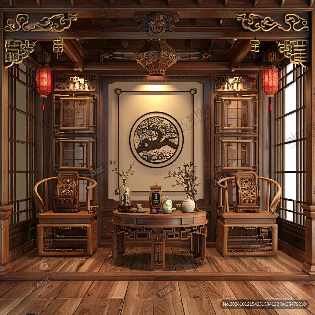 場景設(shè)計茶室