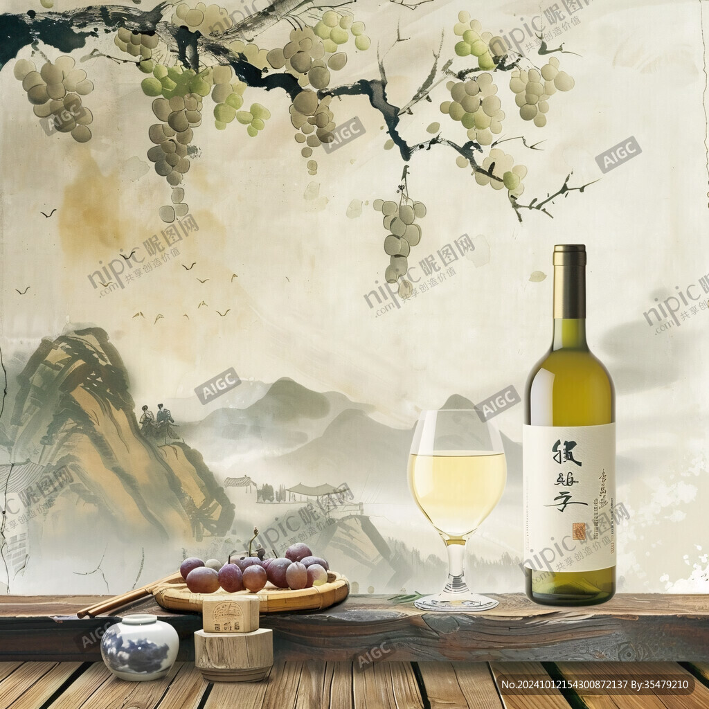 酒裝飾畫
