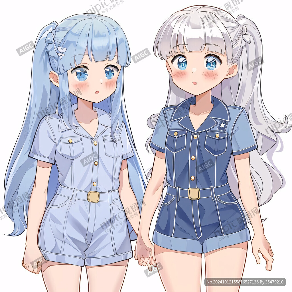 卡通動漫制服女孩