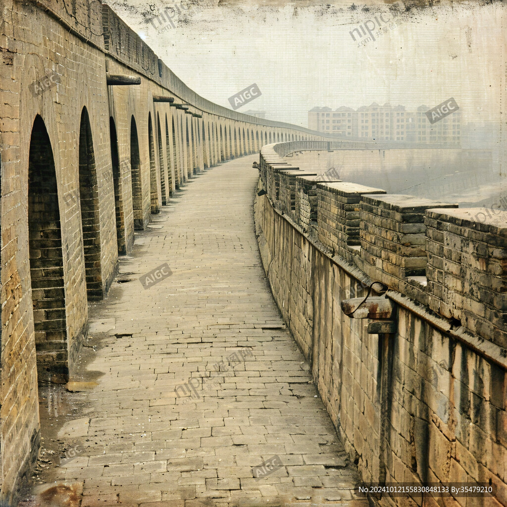 古代城墻引水渠