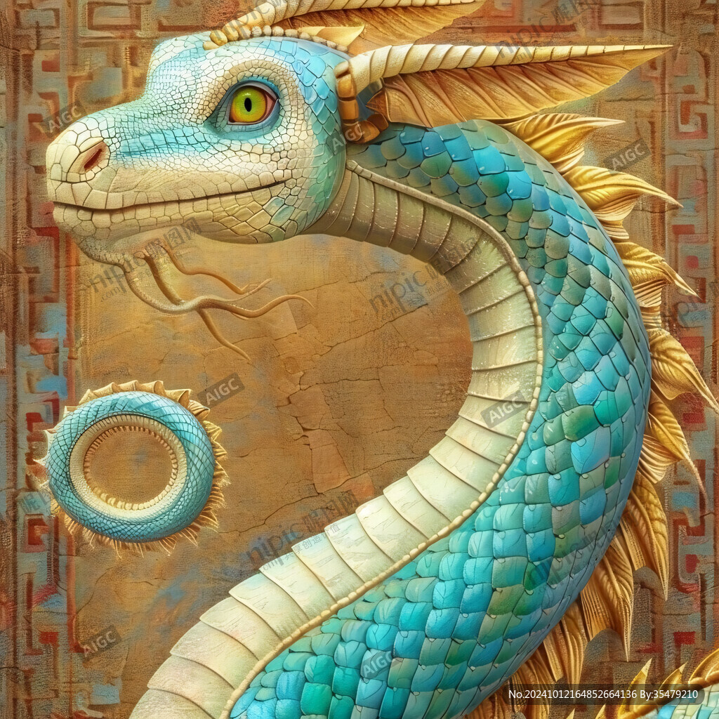壁畫雕像龍圖片