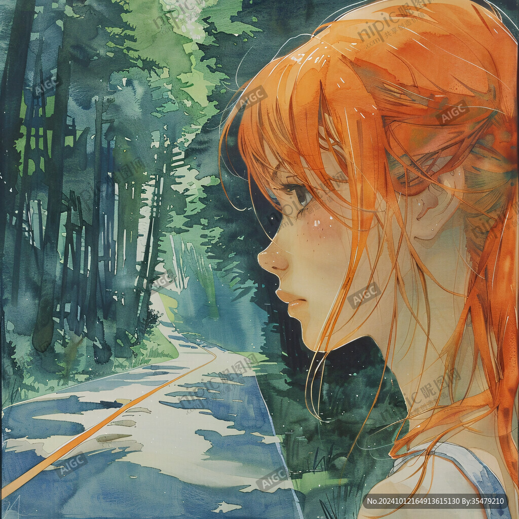 動漫女孩插畫