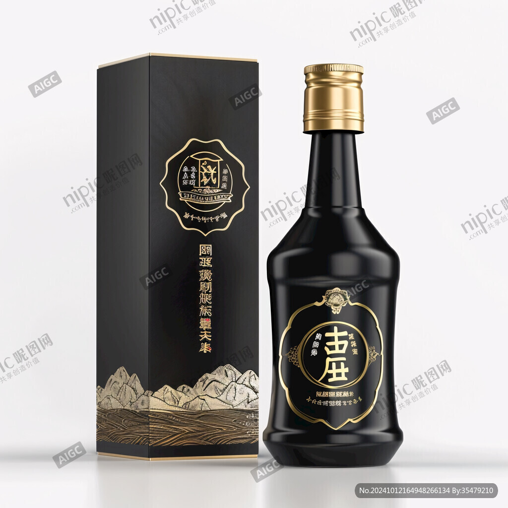 黑蒜瓶貼設計