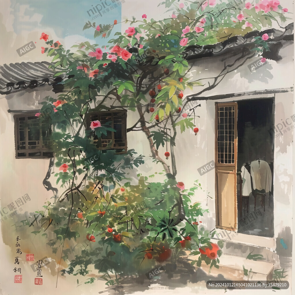 老街風景畫