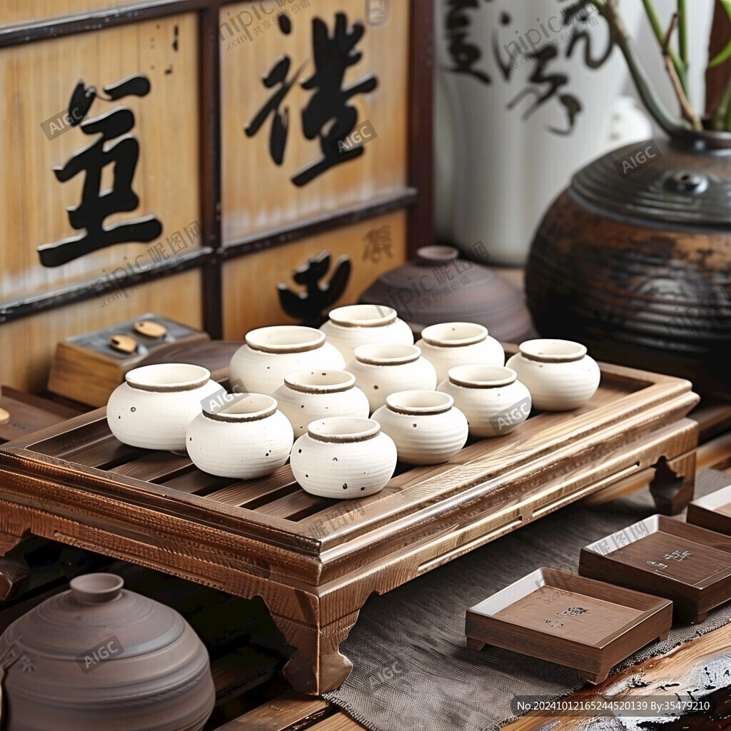 茶店中式茶盤