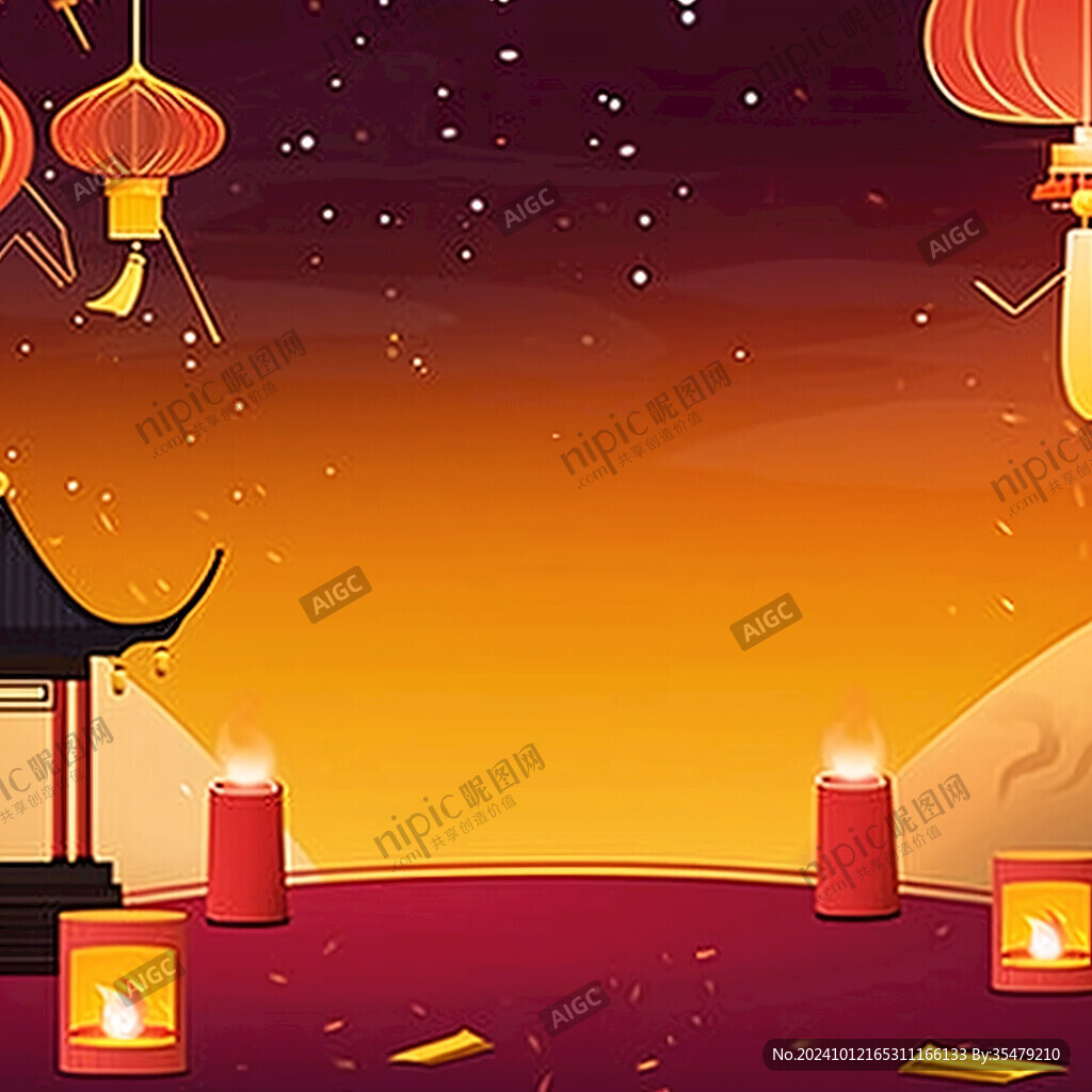 燈籠喜慶背景