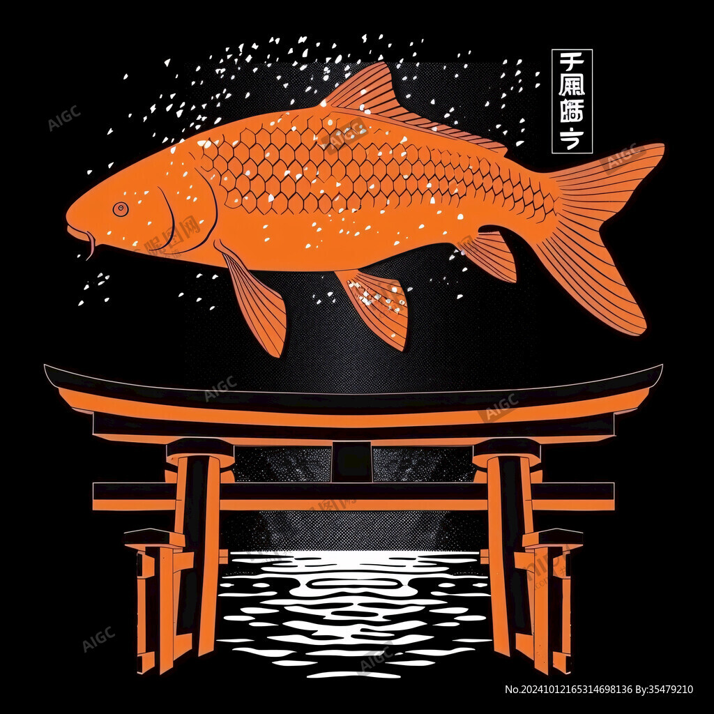垂魚插畫