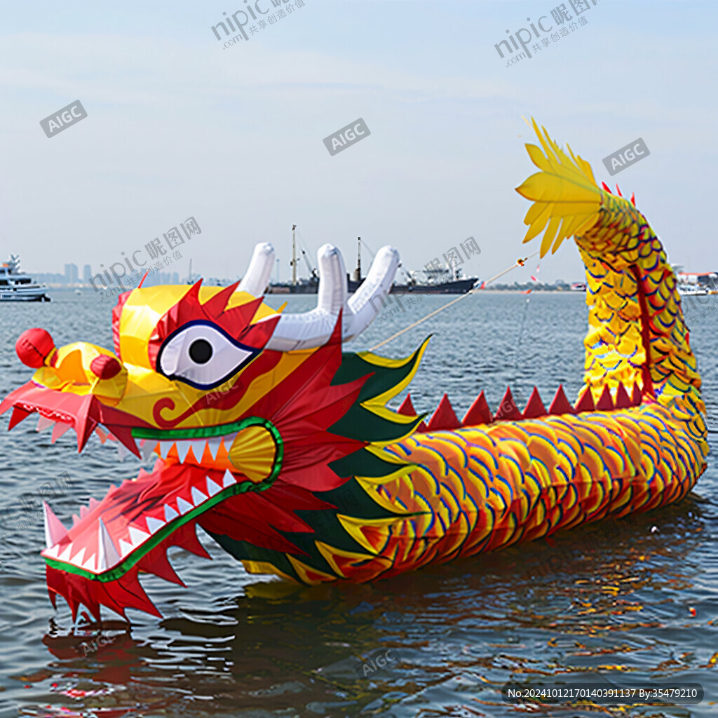 龍舟花車造型