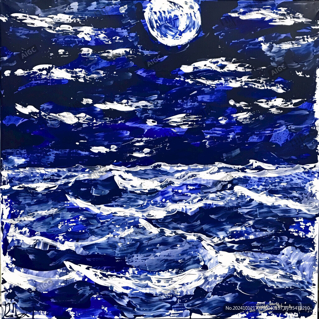 抽象寫意星辰大海