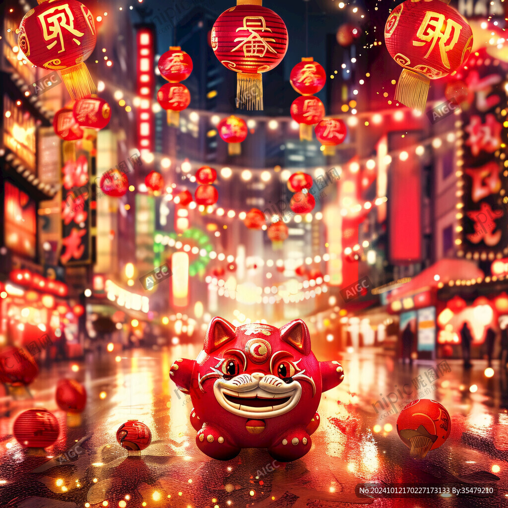 鼠年街頭景觀