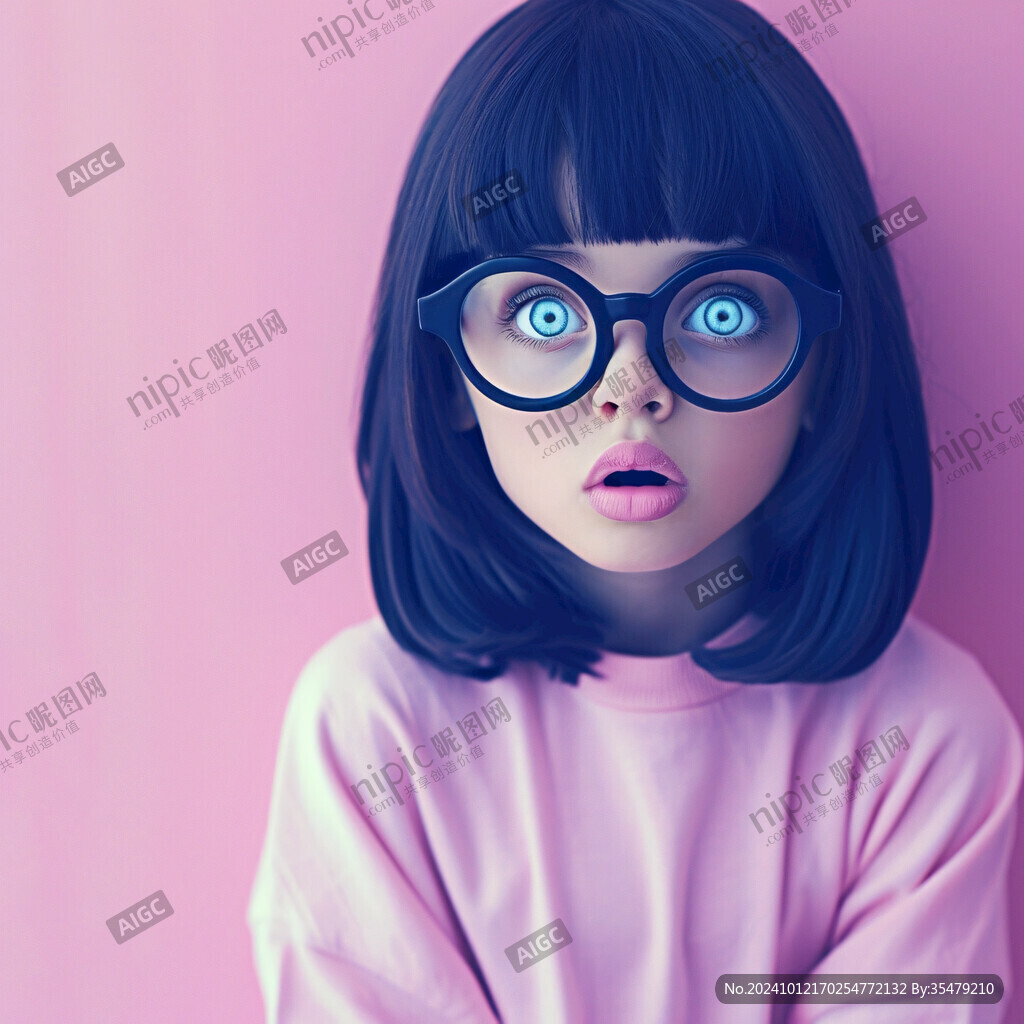 大眼可愛(ài)女孩