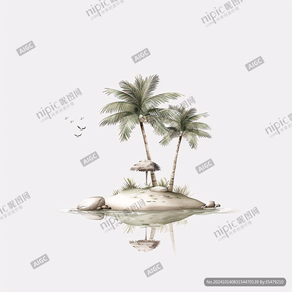 椰子樹(shù)裝飾素材