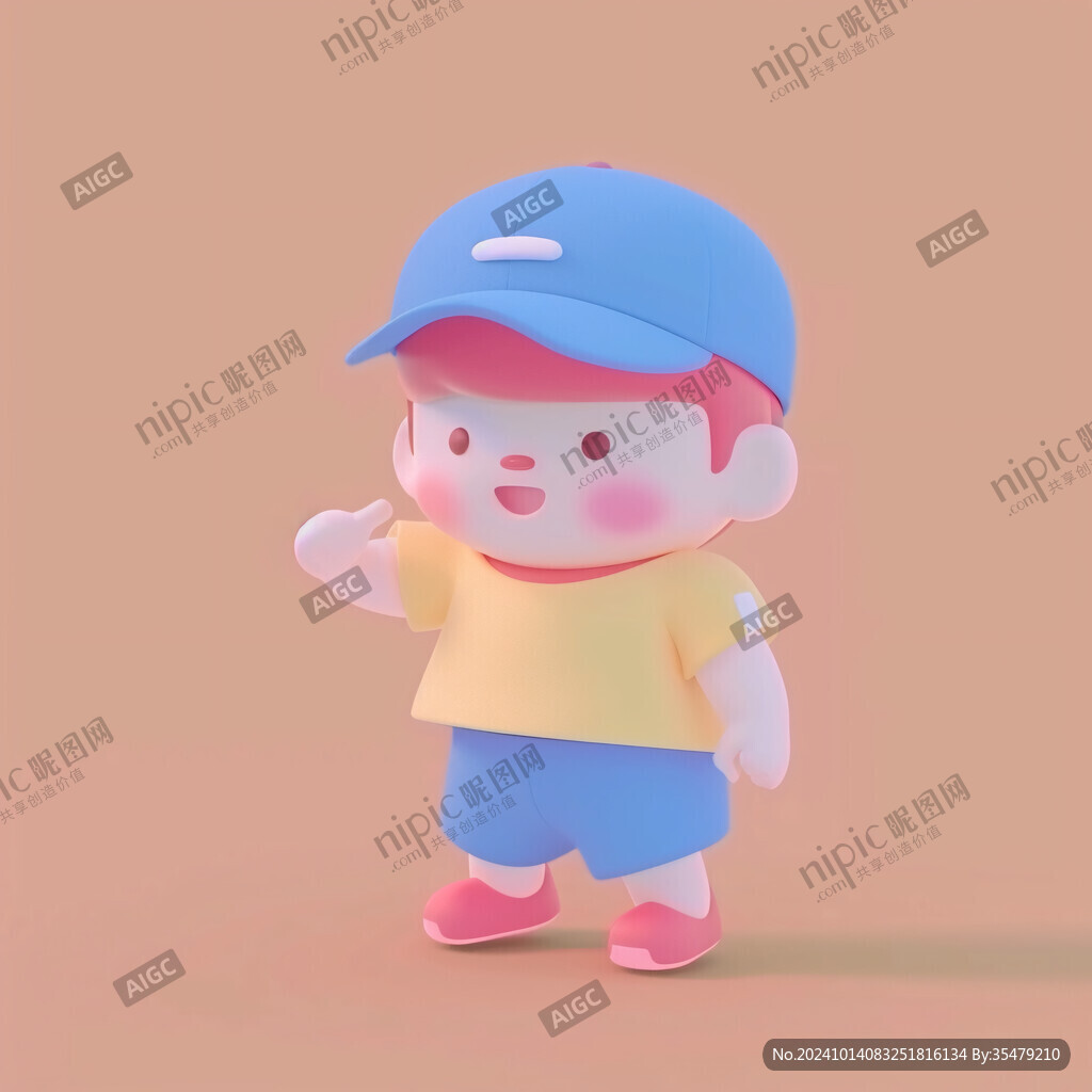 潮流小孩卡通玩偶公仔