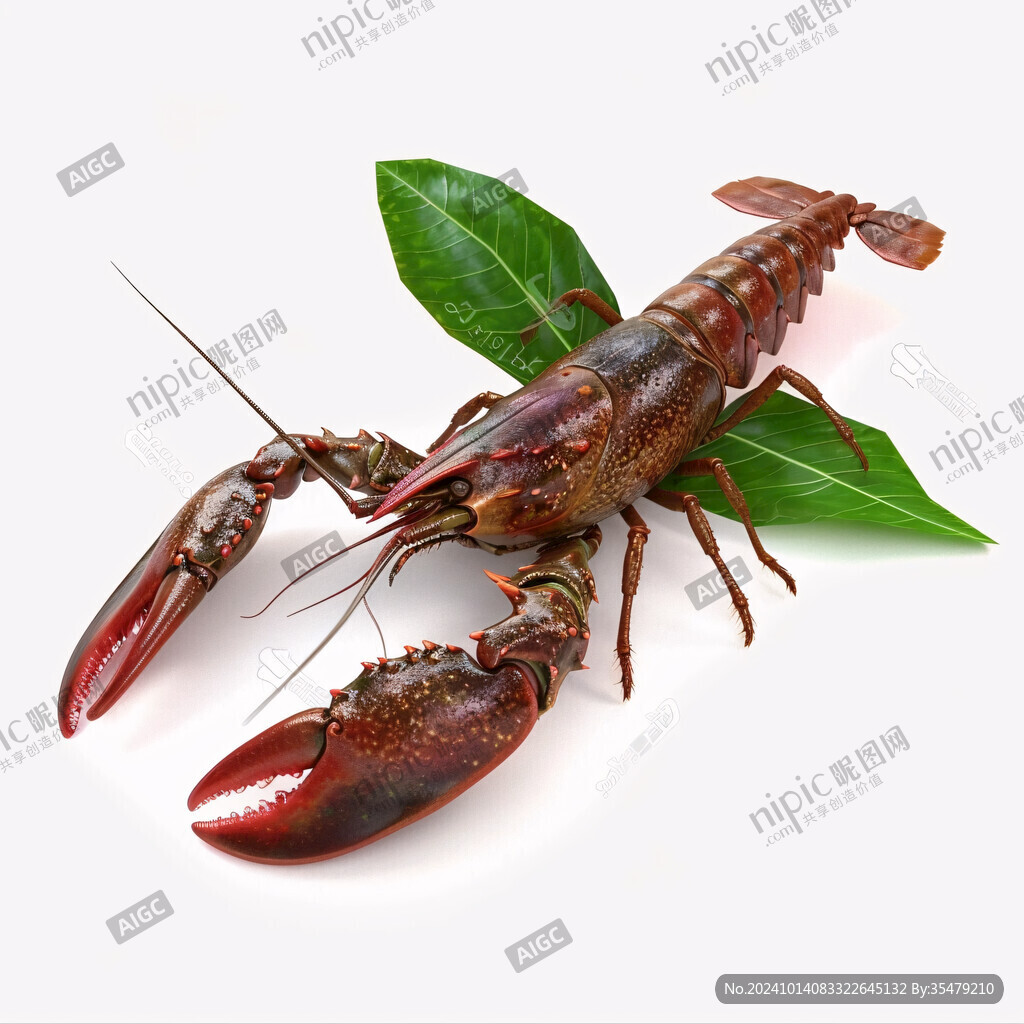 寫實小龍蝦手繪