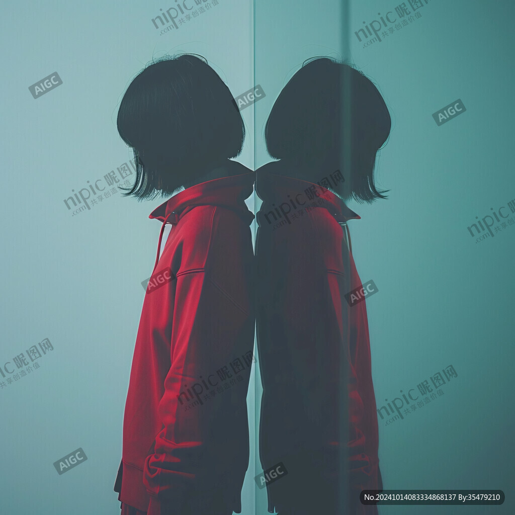 兩少女背影