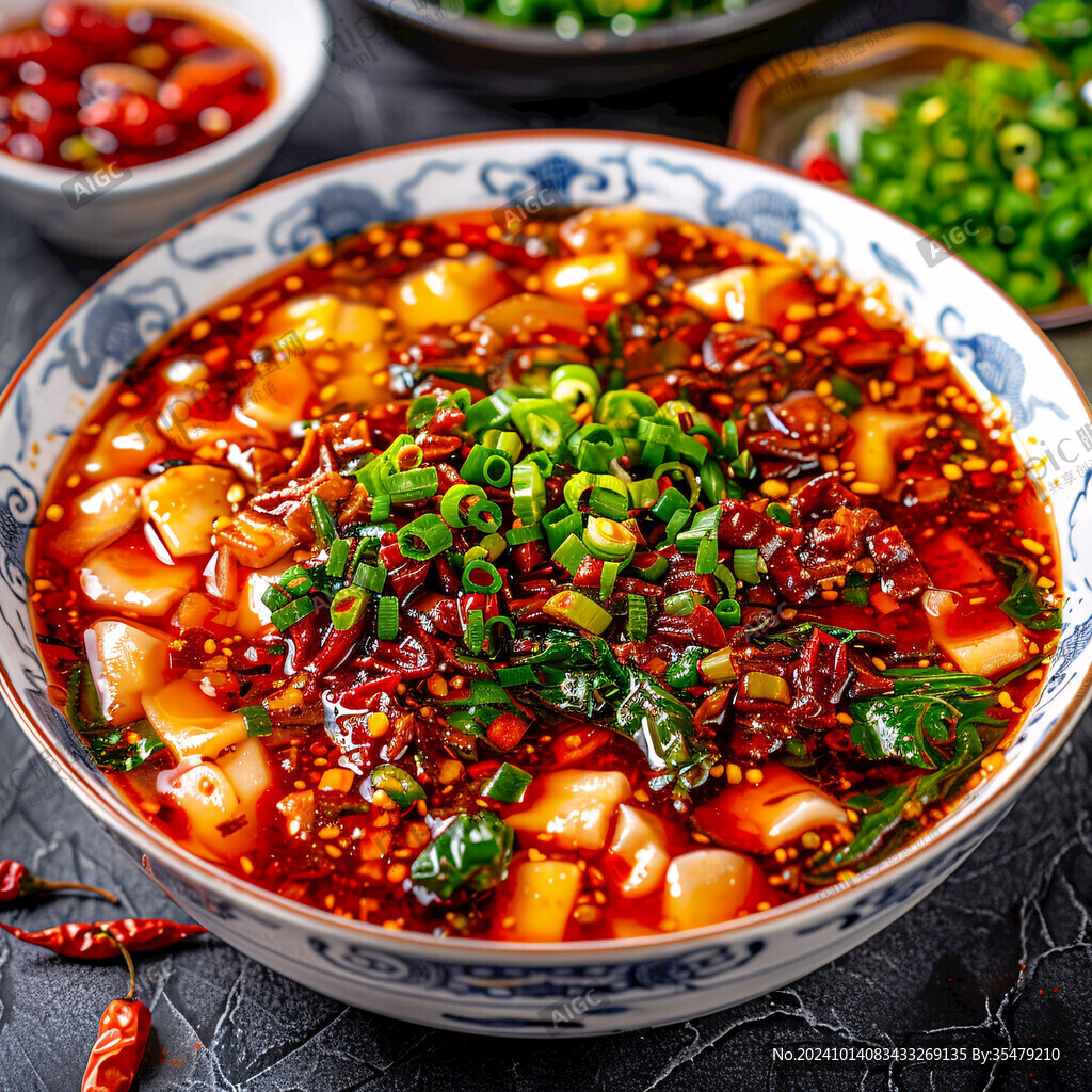 麻婆豆腐腦花