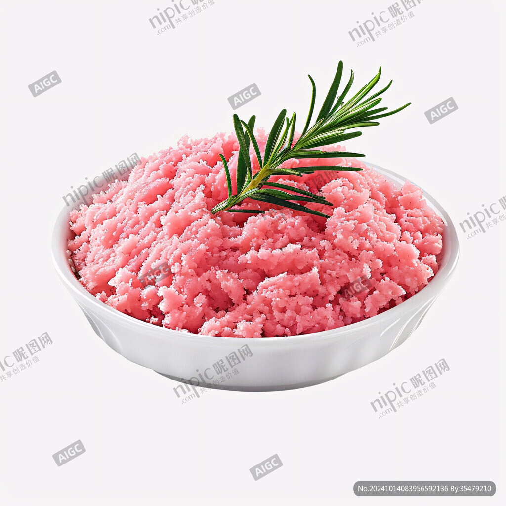 里脊肉餅素材