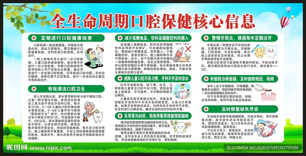 全國(guó)愛(ài)牙日宣傳欄