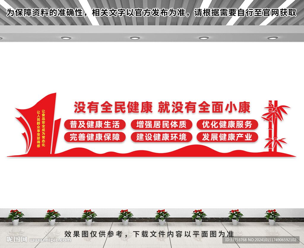 全面健康文化墻